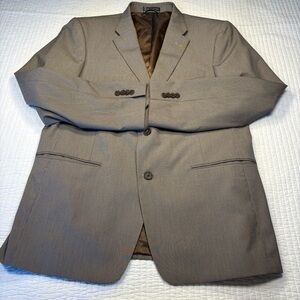 Tommy‎ Hilfiger Brown modern Houndstooth Classic Brown Blazer